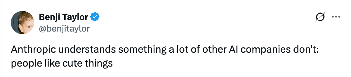 Tweet by @benjitaylor